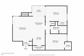 2X1 LUXE 16F floor plan